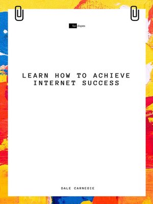 cover image of Learn How to Achieve Internet Success